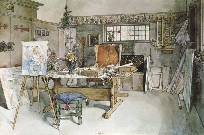 Carl Larsson One Half of the Studio Germany oil painting art